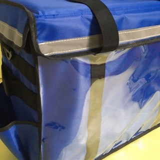 外送箱 外送保溫袋 外送小箱 外送袋 外送包手提保溫箱 保鮮配送餐箱 保溫箱 機車保冰袋55L 外送保溫箱, 55L 藍色, 1個