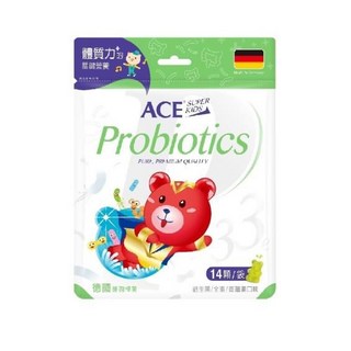 ACE SUPER KIDS 益生菌軟糖 33e益生菌 14顆/袋, 39.2g, 1個