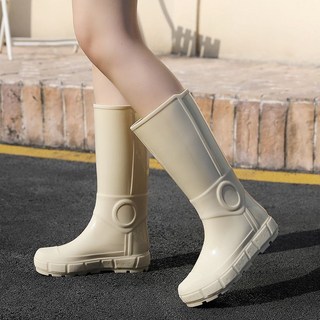 日系 時尚 雨靴 女款 高筒 雨鞋 防滑 防水 馬丁靴