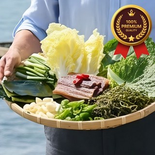 해풍 포항 구룡포 손질 과메기 야채세트 햇 꽁치 가매기 밀키트 5미 10미, 10미야채세트B