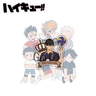 精選熱銷 排球少年動漫周邊 影山日向 木兔光太郎 宮侑 研磨 亞克力鑰匙扣掛件, 1個, 2