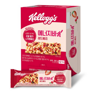 켈로그 레드베리 시리얼 에너지바, 35g, 60개