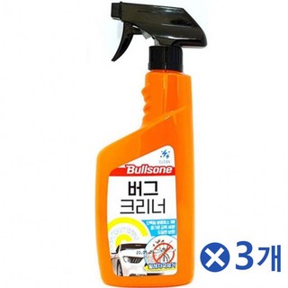 벌레자국 버그크리너 550mlx3개 벌레제거 버그리무버, 본상품, 3개, 550ml