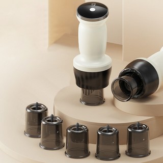 smabat 전동 괄사 마사지기 진공 흡입 괄사기 가정용 전동 마사지기 컵 6개 다용도 휴대용 괄사기, 화이트