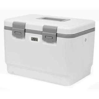 온도계 아이스박스 약품운송상자 백신냉장고 의료용, 블루 12L