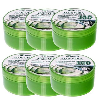데이랑스 알로에 수딩젤, 300ml, 6개