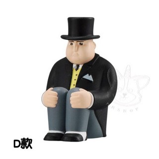 M.M小舖 BANDAI 轉蛋 扭蛋 等待中的湯瑪士小火車 湯瑪士 小火車 等待 公仔 模型 全4款, 1個, D款/胖總管2J271