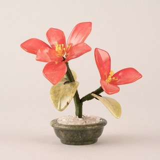 승진 영전 입사 개업 이사 집들이 선물 옥난 옥화 옥화분/ 아토제이드 옥꽃 릴리 라운드, 레드, 1개