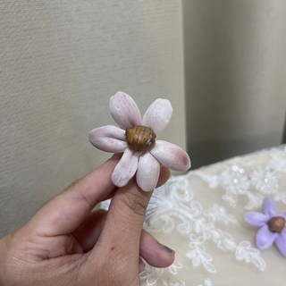 S-W 索拉花 4CM 通草花 擴香花 小雛菊, 86奶茶棕, 1個