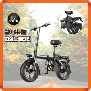 솔릭스 고출력 전기자전거 폴딩 접이식 배달 등하원 어르신 대리운전 출퇴근 미니 pas, 02. 기본형 / 15ah / 45km, 경량스틸