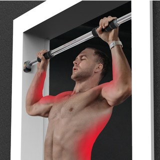 가정용 안전 문틀철봉 홈트 실내 턱걸이 운동기구 풀업 철봉 바, 그레이 [아이워너]