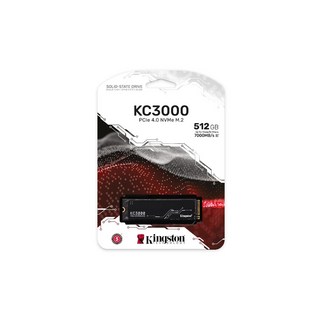 金士頓 KC3000 1TB PCIe 4.0 NVMe M.2 SSD (SKC3000S/1024G), 512GB, KC3000/512G
