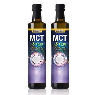 CoCoCare MCT油 C8+C10 中鍊三酸甘油酯油 250ml 椰子萃取, 2個