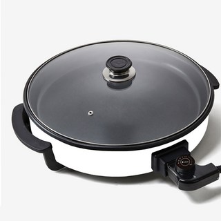 벤하임 42cm 원형 피자팬 BPP-1500B 멀티 전기 후라이팬 전기그릴 잔치팬 명절팬, 1개