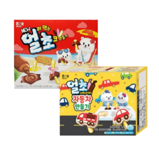해태 얼초 자동차 만들기 36g 1개 얼려먹는 초코만들기 36g 1개 (총2개) 신제품, 6개, 72g