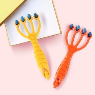 按摩器頭皮 頭皮按摩器 4爪按摩器 頭部按摩器 頭部按摩爪 抓頭神器, 1個, 4爪按摩器【顏色隨機】