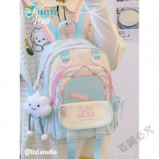 熱賣 2025新款書包學生書包初高中學生書包大容量書包日係書包馬卡龍雙肩包ULHA