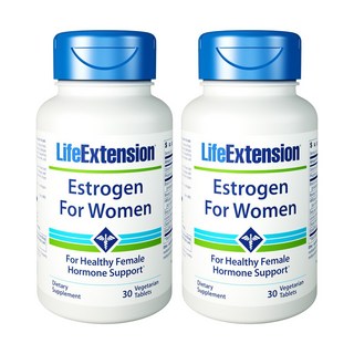 LIFE EXTENSION 雌激素素食錠, 30顆, 2瓶