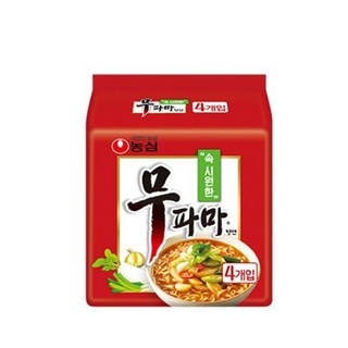 농심 고시원 자취템 야식 무파마탕면(122g) pc방 만화방 해장, 4개