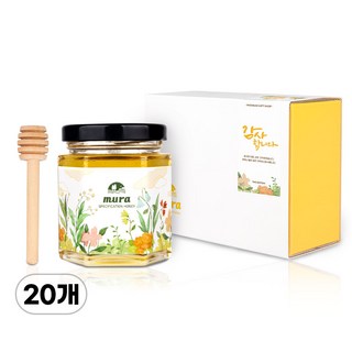 [더도톰] 국내산 사양벌꿀 160g 답례품 행사 돌잔치 단체선물 건강꿀, 20개