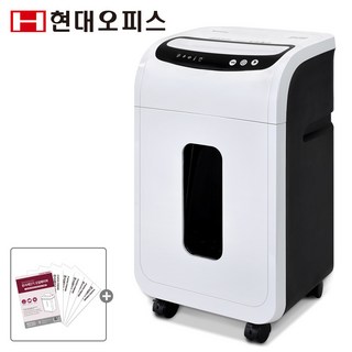 페이퍼프랜드 현대오피스 문서세단기 30L + 오일 페이퍼, PK-1316CD, 블랙