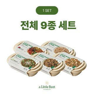 어리틀빗 웜그레인 샐러드&포케 냉동샐러드 냉동도시락 단백질도시락 직장인점심 9종 (냉동) 1세트, 1개