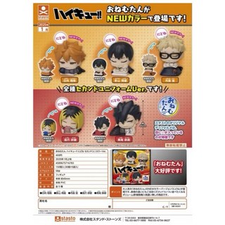 STASTO正版授權 排球少年 Q版回籠覺睡顏睡眠小手辦扭蛋 日向 影山 研磨 黑尾 月島, 1個, 扭蛋機卡紙一張