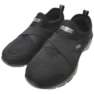 LOTTO 樂得 樂活健走鞋, 黑色, 24cm