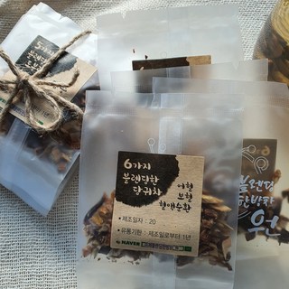 국산 한약제 수제 블랜딩 혈액순환한방차 백작약 참당귀차 1포 5g 6포 한세트, 원물포장형, 1개