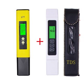 TDS/EC/PH 테스터 콤보 미터 0-9990ppm 감지 디지털 PH 측정기 수족관 용 고정밀 수질 감지기 테스트 펜, [01] PH-EC002