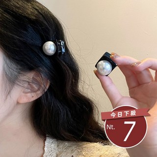 法式復古珍珠髮夾 輕奢優雅髮飾 小巧精緻造型