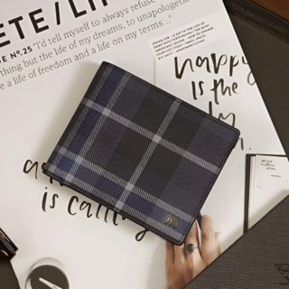 닥스셔츠 [22년신상품][주문폭주상품] 선물하기 좋은 닥스 위렌하우스체크 반지갑