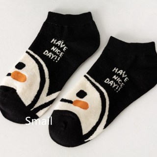 黑色笑臉短襪 可愛簡約設計 舒適彈性
