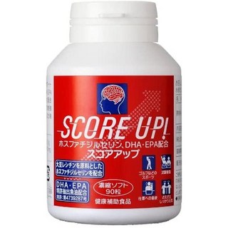 healthy life 일본직구 스코어업 DHA EPA 포스파티딜세린 리파민 PS 조제 90정(일본산) 어린이 및 성인용, 1개