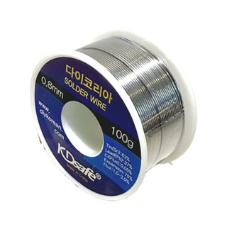 납땜용 실납 0.8mm 100g (대용량) 인두납 Solder Wire Wheel, 1개