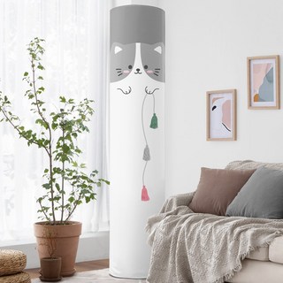 다샵 스탠드 에어컨 커버 3중직 원형스판, 하이캣