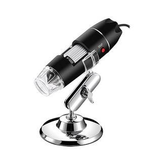 高清數位顯微鏡 1600倍 1000倍 USB連接 8顆LED燈照明 古玩鑑定 珠寶鑑定 文件鑑識 品管檢測, 1個, USB高清數位顯微鏡(1600倍)