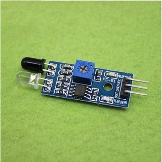 AI電子 紅外壁障模組 避障小車感測器 黑白線識別 距離可調, 1個