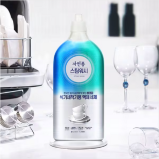 자연퐁 스팀워시 액체 세제 이미지