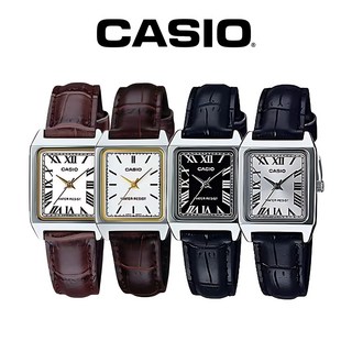 카시오 가죽시계 사각 스퀘어 여자 가죽시계 LTP-V007L