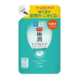 肌研 極潤トラブルケア 皮膚調理化妝水 補充包 170ml 改善肌膚粗糙 預防痘痘 #39002, 1個, 皮膚調理化妝水補充包 #39002