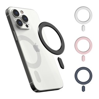 밸류엠 맥세이프 호환 플레이트 자석 스티커, 핑크, 2개