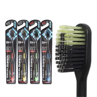 덴탈프로 칫솔 블랙다이아 레귤러 강한모 DR13, 1개, 1개입