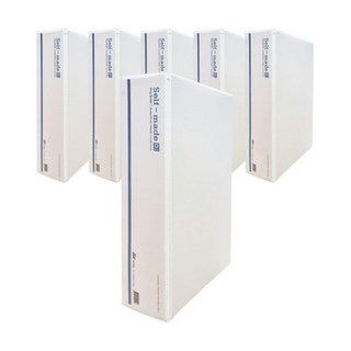 사다리바인더(3공/A4/백색), 6개, 7cm