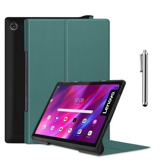 레노버 요가탭11 호환 케이스 플립 하드 커버 케이스 거치대 YT-J706F J706N 케이스나라 Lenovo Yoga Tab11, 그린