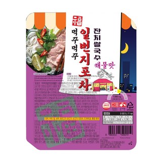 먹꾸먹꾸 일번지포차 잔치쌀국수 해물맛 92g, 10개