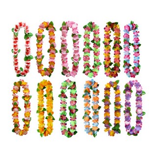 『在台現貨 台灣發貨』綠葉夏威夷花圈 海灘派對 接機活動花圈 熱帶風情花環, 1個, 隨機(不含運)訂單滿佰元才出貨