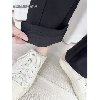 MIKA米卡服飾 立體剪裁微刷毛喇叭褲 女款 彈力長褲 M-2L