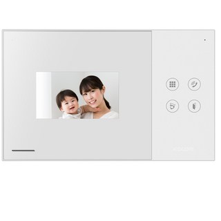 코콤 비디오폰 인터폰 KCV-YO43, KCV-YO43 비디오폰+현관카메라 세트(화이트)