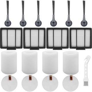 샤크 IQ 로봇 청소기 R101AE RV1001AE UR1005AE 진공청소기와 호환되는 에어클린 부품 프리 모터 폼 교체 필터8팩